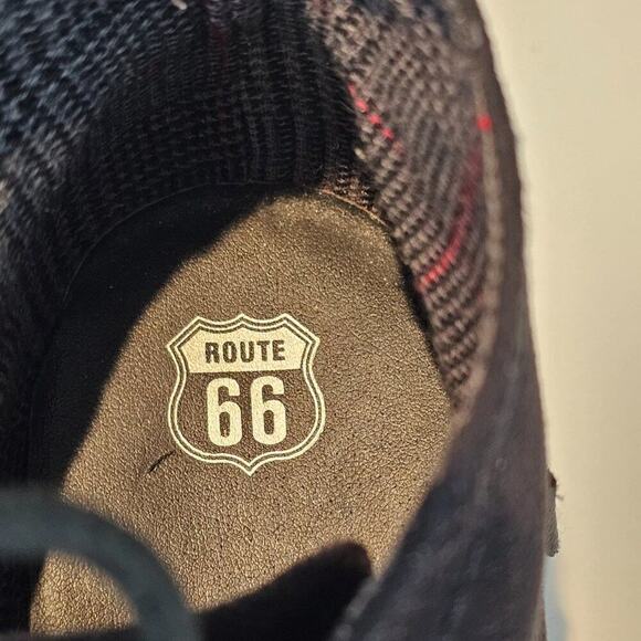 Route 66 Emerson Black Lace-Up Wedge Heel Ankle Bootie Women's Size 7M - Picture 8 of 13